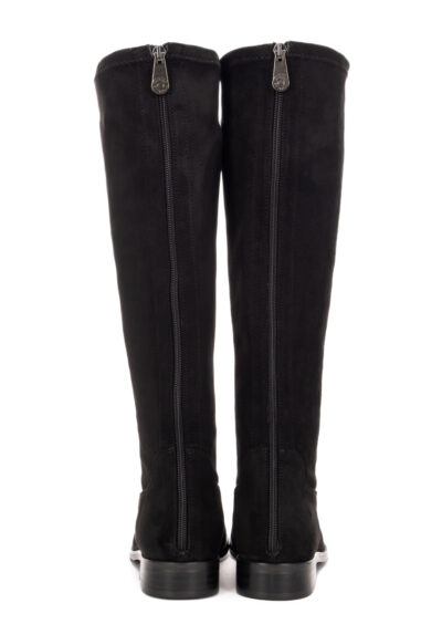 Flache Stretch-Stiefel - Schwarz – Bild 5