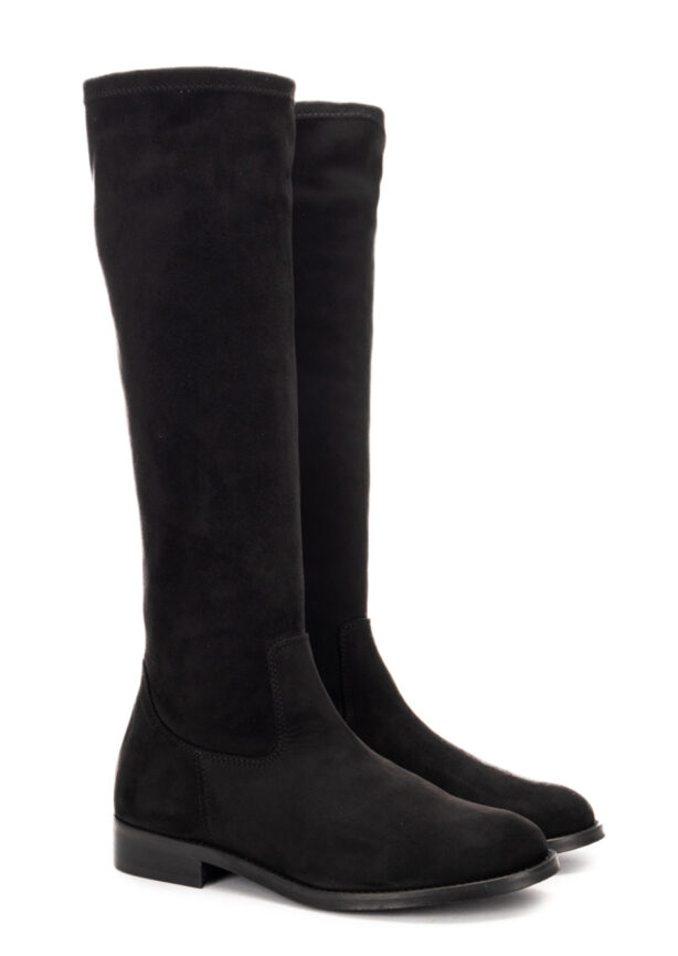 pedro-mirales-stiefel-stretch-schwarz