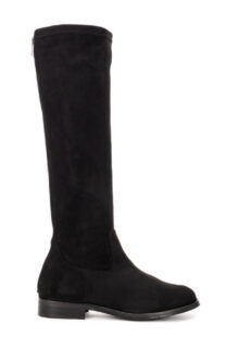 Flache Stretch-Stiefel - Schwarz – Bild 2