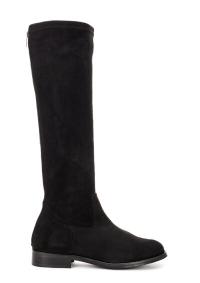 Flache Stretch-Stiefel - Schwarz – Bild 2