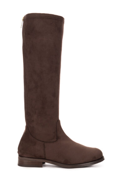 Flache Stretch-Stiefel - Braun – Bild 2