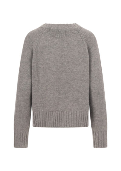 Pullover aus Schurwolle und Kaschmir - Grau – Bild 2