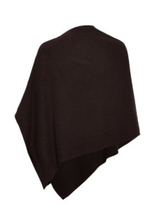 Poncho aus Wolle und Kaschmir - Dunkelbraun – Bild 2