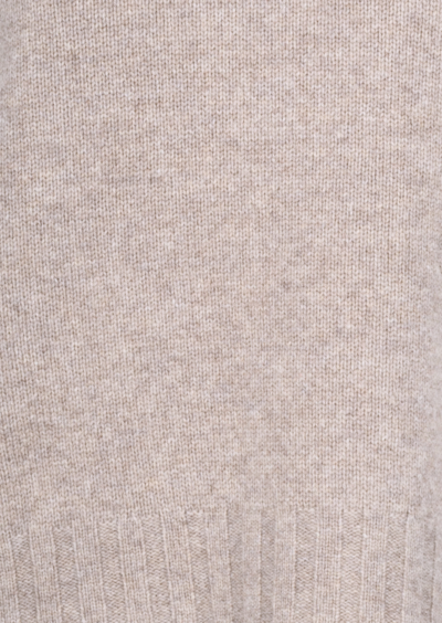 Pullover aus Merinowolle - Greige – Bild 3
