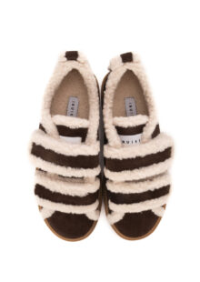 Sneakers "Velcro Low" - Dunkelbraun – Bild 5