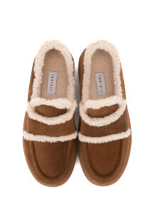 Loafers gefüttert - Braun – Bild 5