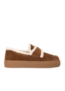 Loafers gefüttert - Braun – Bild 2