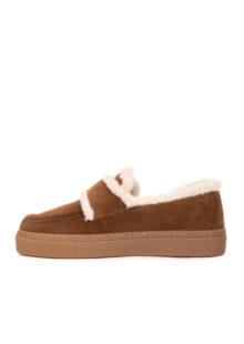 Loafers gefüttert - Braun – Bild 3