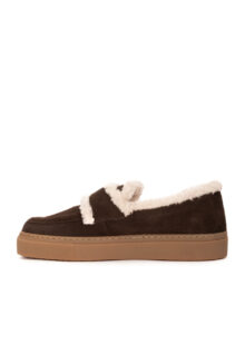 Loafers gefüttert - Dunkelbraun – Bild 3