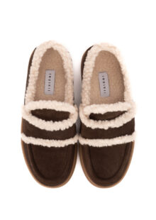 Loafers gefüttert - Dunkelbraun – Bild 5
