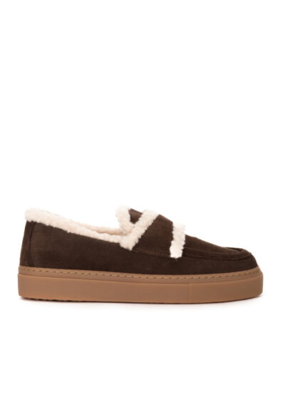 Loafers gefüttert - Dunkelbraun – Bild 2