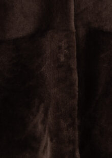 Wendemantel „Corine“ aus Lammfell – Taupe – Bild 6