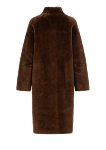 Fake-Fur Wendemantel "Shao" - Braun – Bild 5