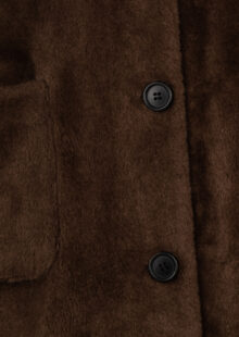 Fake-Fur Wendemantel "Shao" - Dunkelbraun – Bild 6