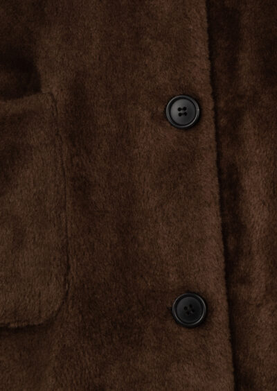 Fake-Fur Wendemantel "Shao" - Dunkelbraun – Bild 6