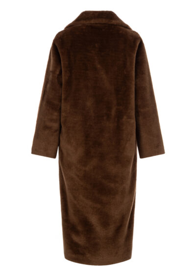 Fake-Fur Wendemantel "Shao" - Braun – Bild 5