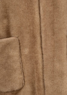 Fake-Fur Wendemantel "Mink" - Beige – Bild 6