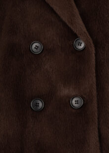 Fake-Fur Jacke "Mimi"- Braun/Leo – Bild 4