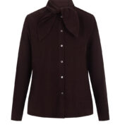 tonno und panna-bluse-cord-dunkelbraun