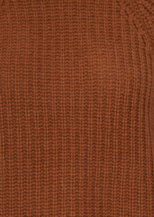Pullover "Lona crop" aus Kaschmir-Mix - Braun – Bild 4