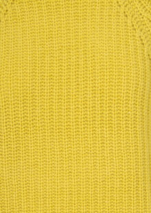 Pullover "Lona crop" aus Kaschmir-Mix - Gelb – Bild 4