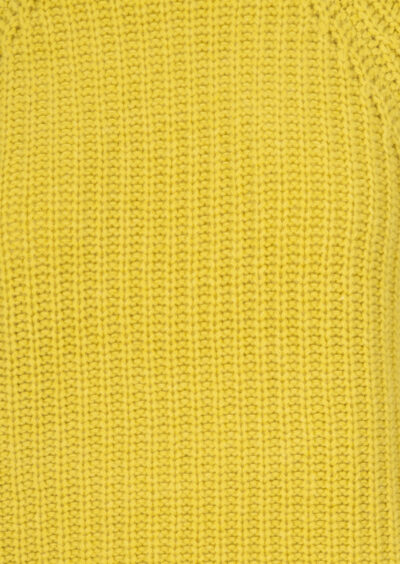 Pullover "Lona crop" aus Kaschmir-Mix - Gelb – Bild 4