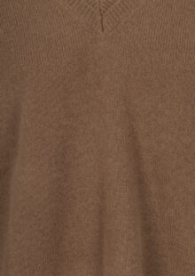 Pullover aus Kaschmir - Sand – Bild 3
