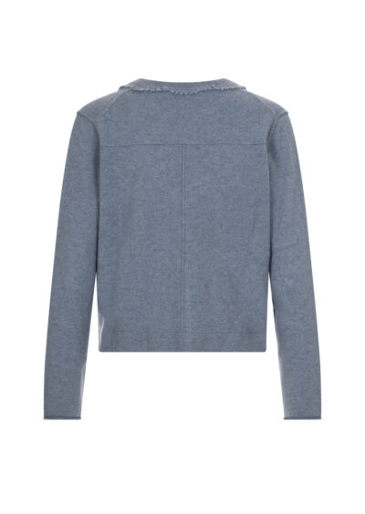 Strickjacke aus Kaschmir - Blau – Bild 2