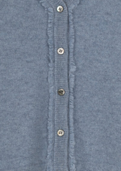 Strickjacke aus Kaschmir - Blau – Bild 3