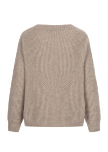 Pullover aus Baumwolle und Kaschmir - Hellgrau – Bild 2
