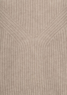 Pullover aus Baumwolle und Kaschmir - Hellgrau – Bild 3