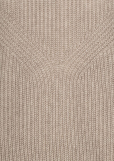 Pullover aus Baumwolle und Kaschmir - Hellgrau – Bild 3