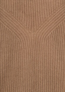 Pullover aus Baumwolle und Kaschmir - Sandfarben – Bild 3