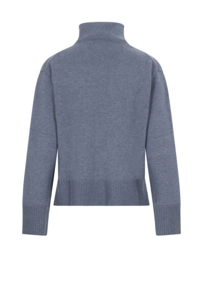 Pullover aus Wolle und Kaschmir - Blau – Bild 2