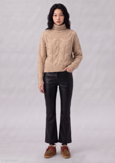 Pullover aus Kaschmir und Seide - Beige – Bild 4