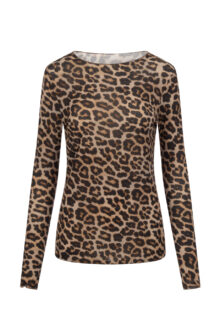 Longsleeve mit Leomuster - Multi