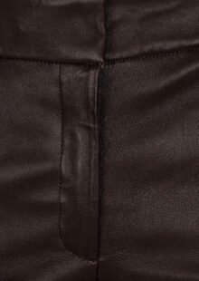 Lederhose „Jen“ – Kaffeebraun – Bild 3
