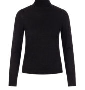 Allude-Rollkragenpulli schwarz-metallic
