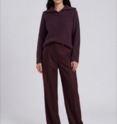Pullover aus Wolle – Lila