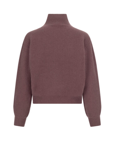 Pullover aus Wolle und Kaschmir – Mauve – Bild 2