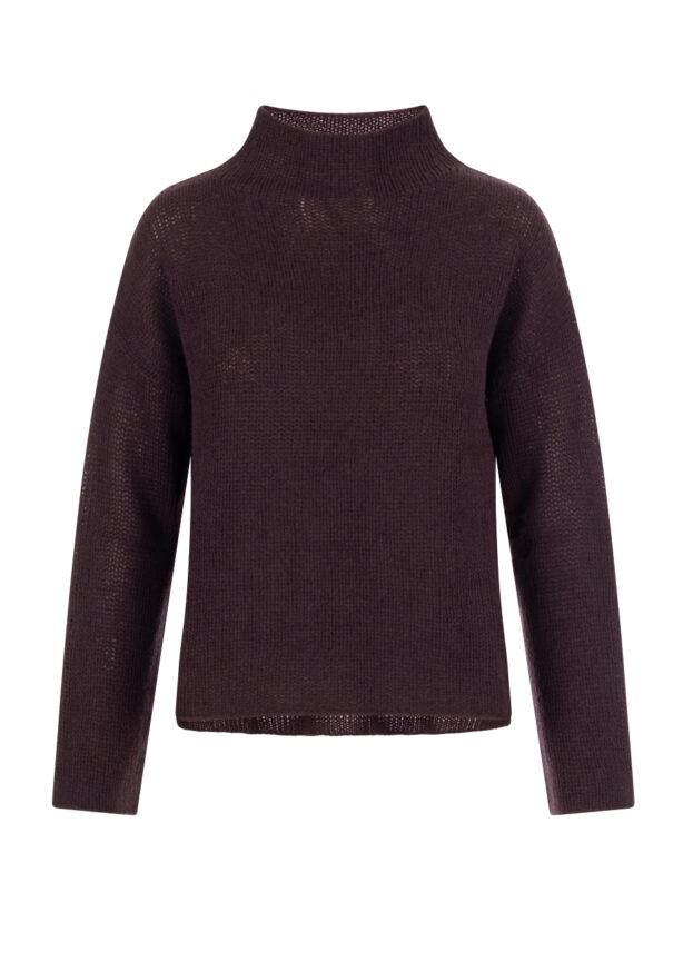 FFC-Woll-Kaschmirpullover Violett-Lila