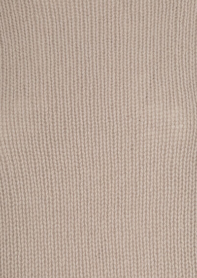 Pullover aus Wolle und Kaschmir - Taupe – Bild 3