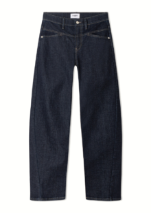 Barrel-Jeans "Ornella" - Dunkelblau