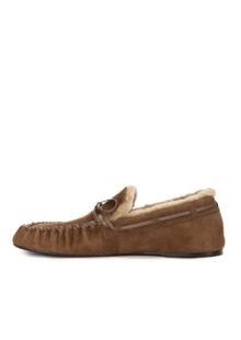 Mokkasin „Peyton“ aus Veloursleder – Taupe – Bild 3