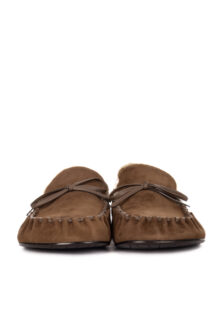 Mokkasin „Peyton“ aus Veloursleder – Taupe – Bild 4