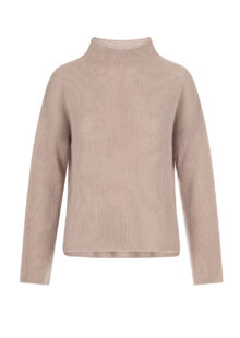 Pullover aus Wolle und Kaschmir - Taupe