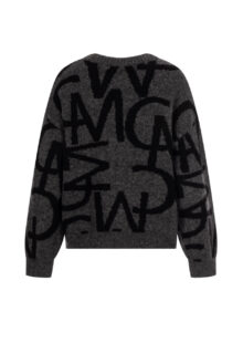 Pullover "Ibra" - Grau/Schwarz – Bild 2