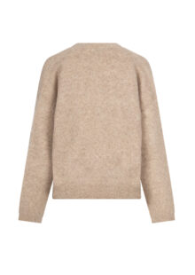 Strickjacke aus Alpakamix - Beige – Bild 2