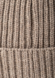 Kaschmirhaube „Roma“ – Taupe – Bild 2