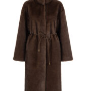 Fake-Fur-Wendemantel „Freja“ – Braun